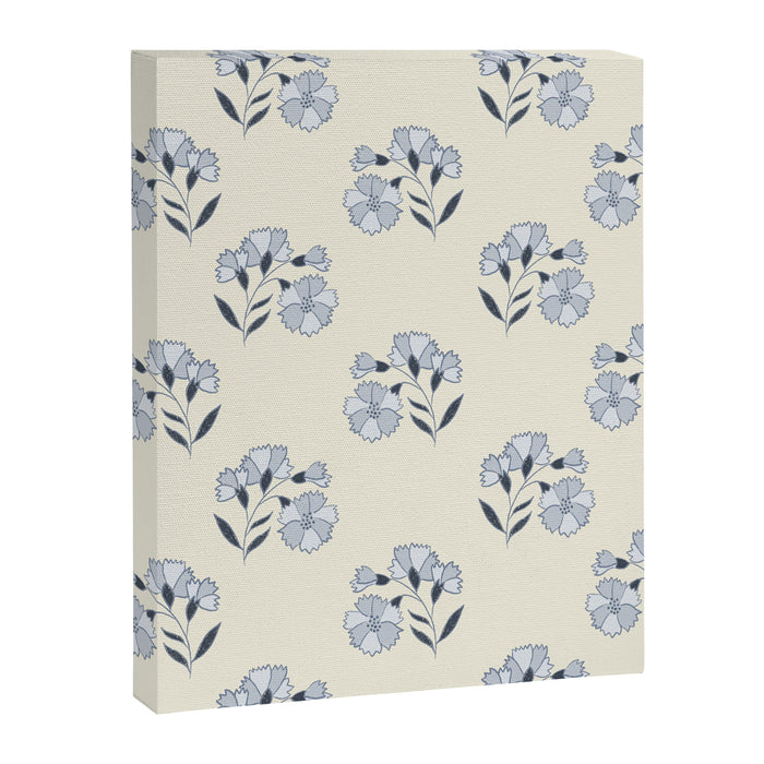 Floral Block Print Canvas Print Gallery Image 1