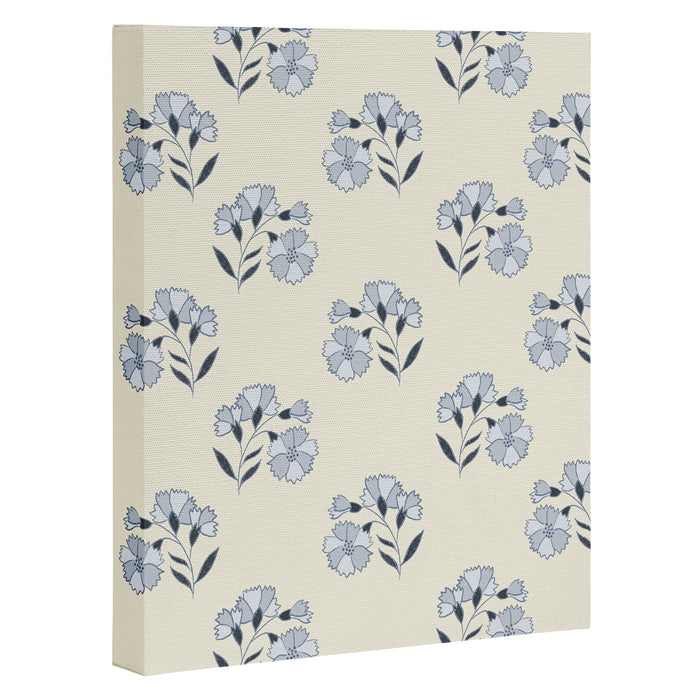 Floral Block Print Canvas Print Gallery Image 1