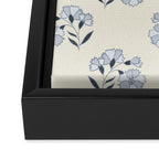 Floral Block Print Framed Canvas Print Gallery Image 3
