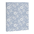 Hand drawn blue and white florals Canvas Print Gallery Image 8
