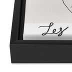 Les Fleurs Framed Canvas Print Gallery Image 3