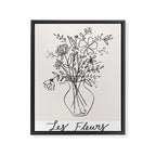 Les Fleurs Framed Canvas Print Gallery Image 8
