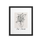 Les Fleurs Framed Art Print Gallery Image 6