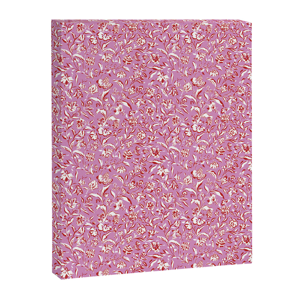 Painterly Florals - Red Orchid Canvas Print Gallery Image 8