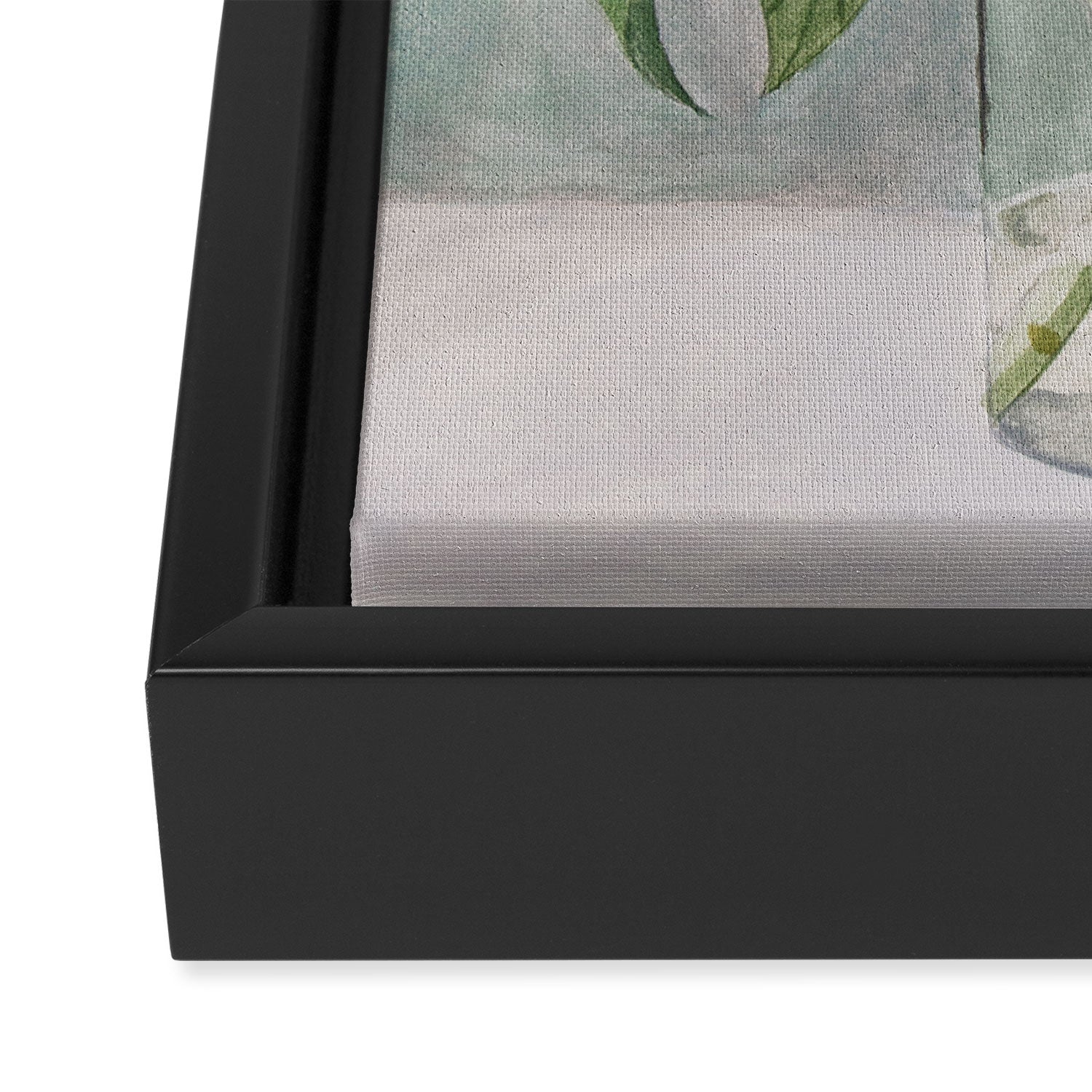 Peonies in the Window Still Life Framed Canvas Print Gallery Image 3