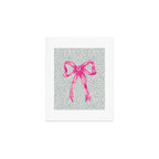 Pink Bow Art Print Gallery Image 1