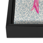 Pink Bow Framed Canvas Print Gallery Image 3