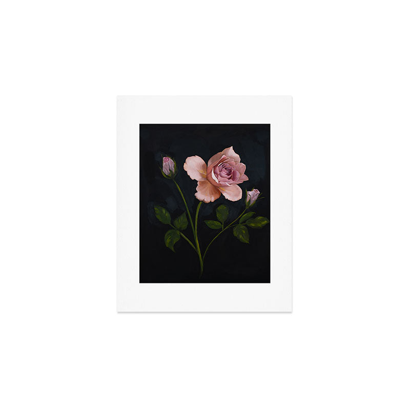 Rose Stem Art Print Gallery Image 1