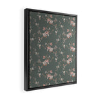 Watercolor Wildflowers - Sage Pink Framed Canvas Print Gallery Image 2