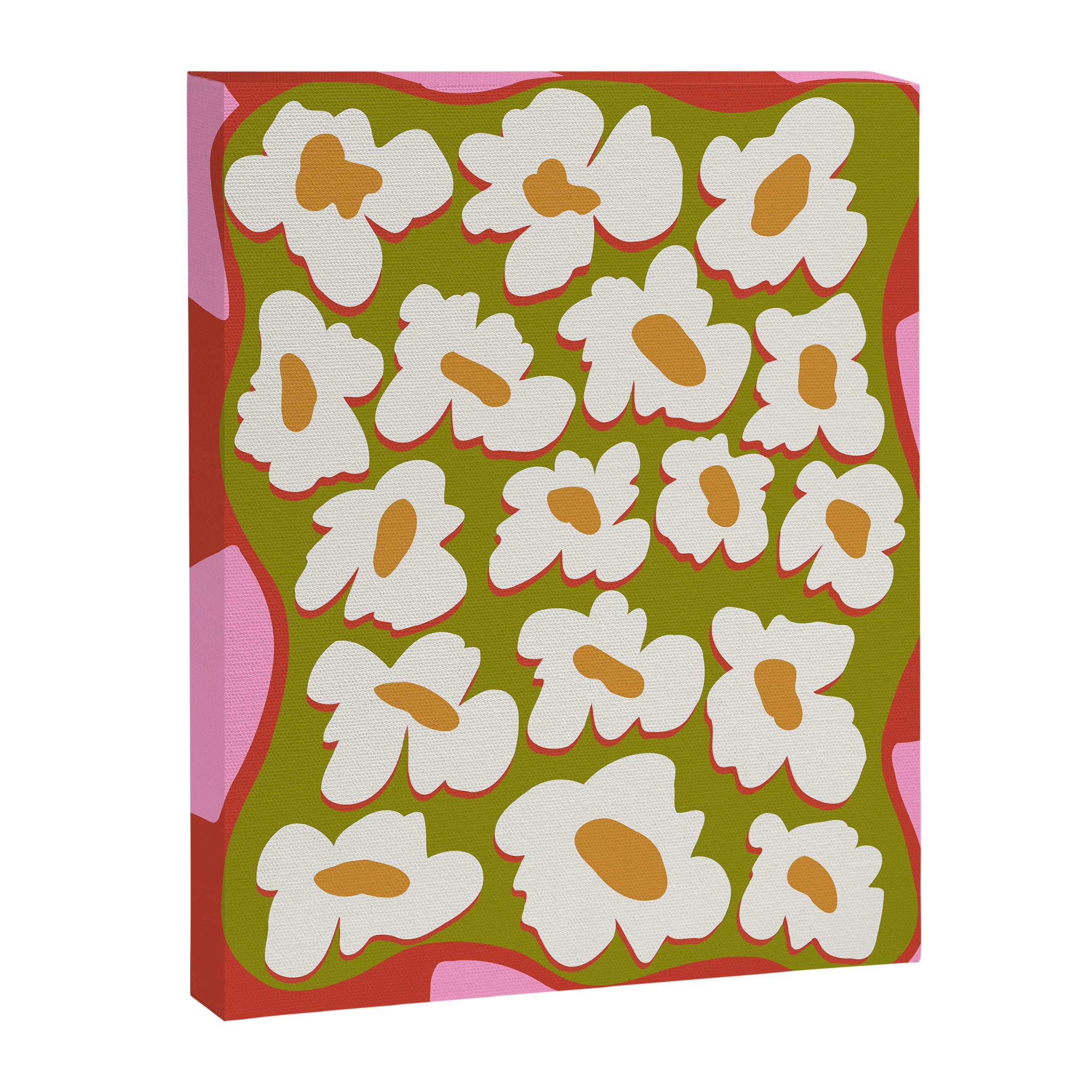 70's retro Bloom Canvas Print Gallery Image 6