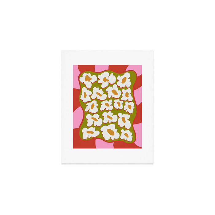 70's retro Bloom Art Print Gallery Image 1