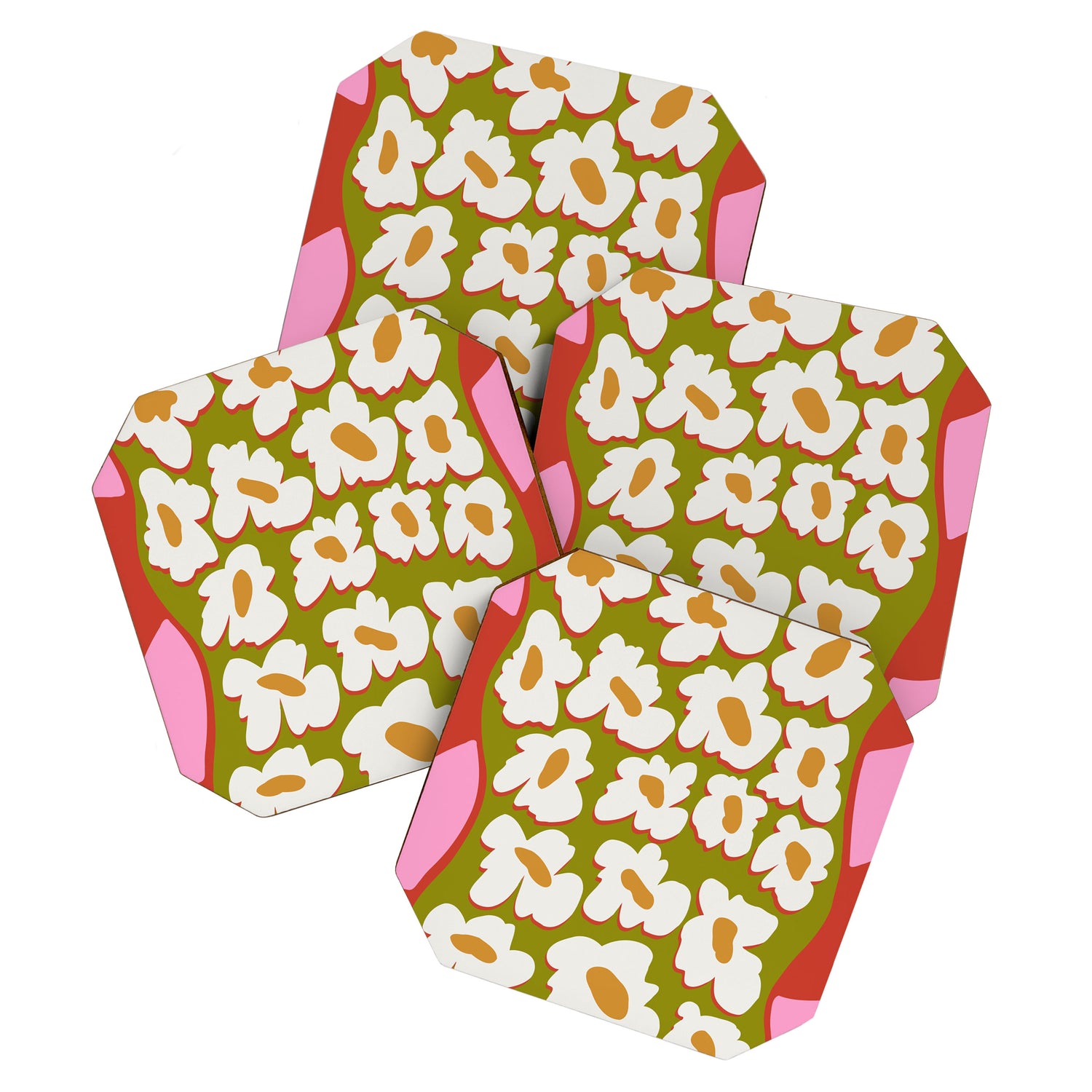 70's retro Bloom Coaster Gallery Image 1
