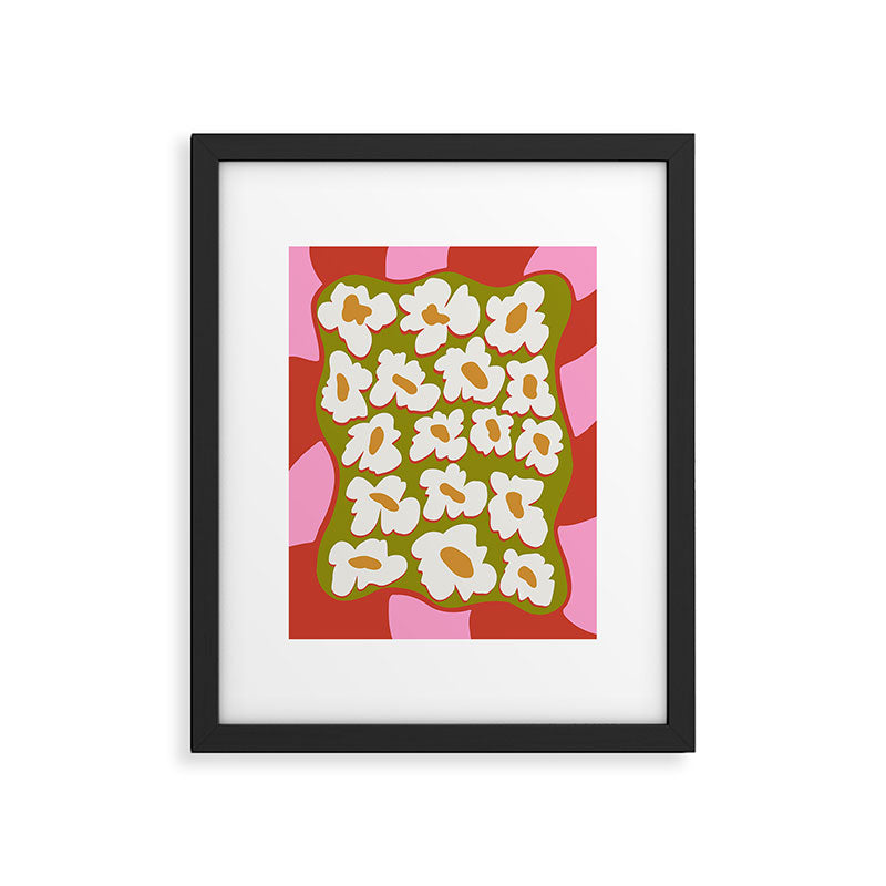 70's retro Bloom Framed Art Print Gallery Image 5