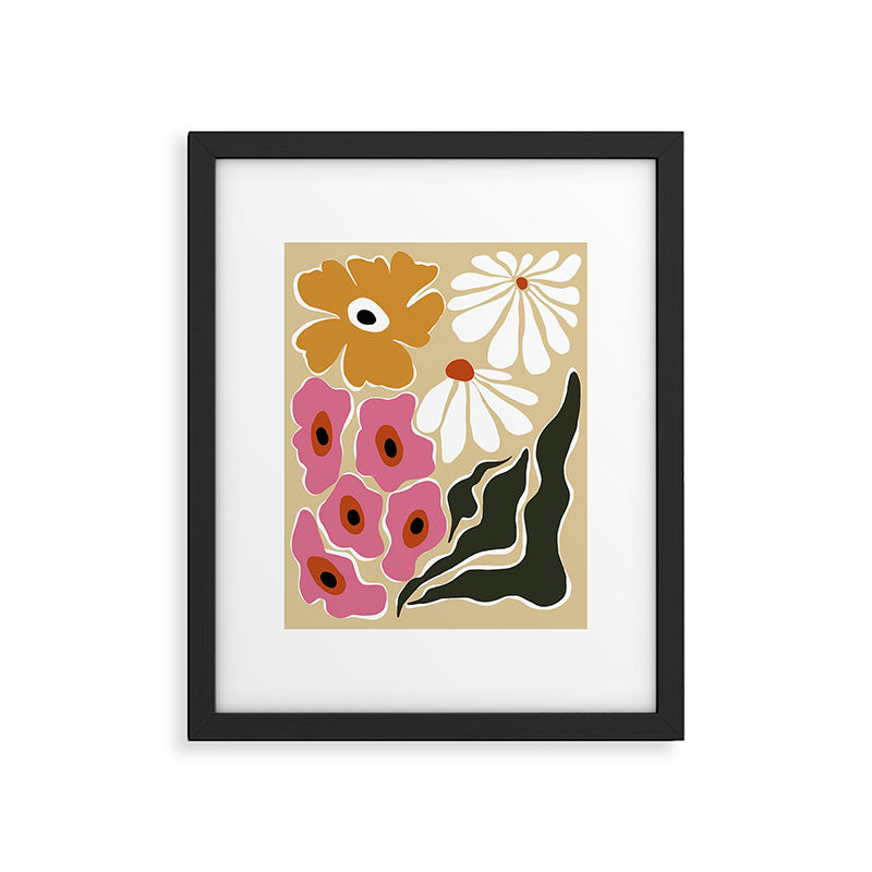 70's Retro garden   Framed Art Print Gallery Image 5