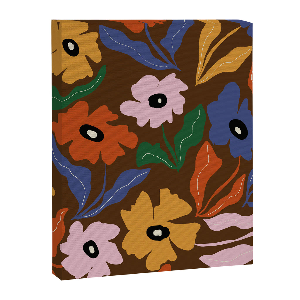 Abstract floral pattern  Canvas Print Gallery Image 8