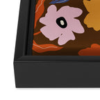 Abstract floral pattern  Framed Canvas Print Gallery Image 3