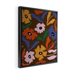 Abstract floral pattern  Framed Canvas Print Gallery Image 2