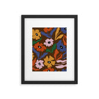 Abstract floral pattern  Framed Art Print Gallery Image 6