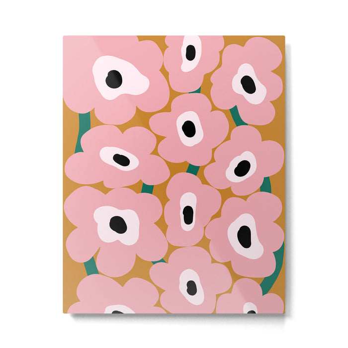 abstract flower land  Metal Print Gallery Image 1