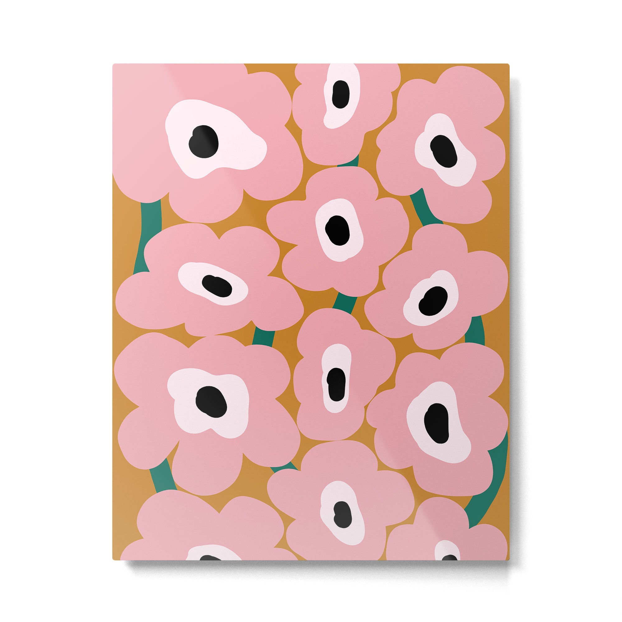 abstract flower land  Metal Print Gallery Image 4