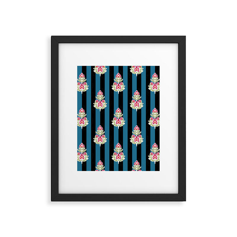 Ajrakh Aesthetics Framed Art Print Gallery Image 6