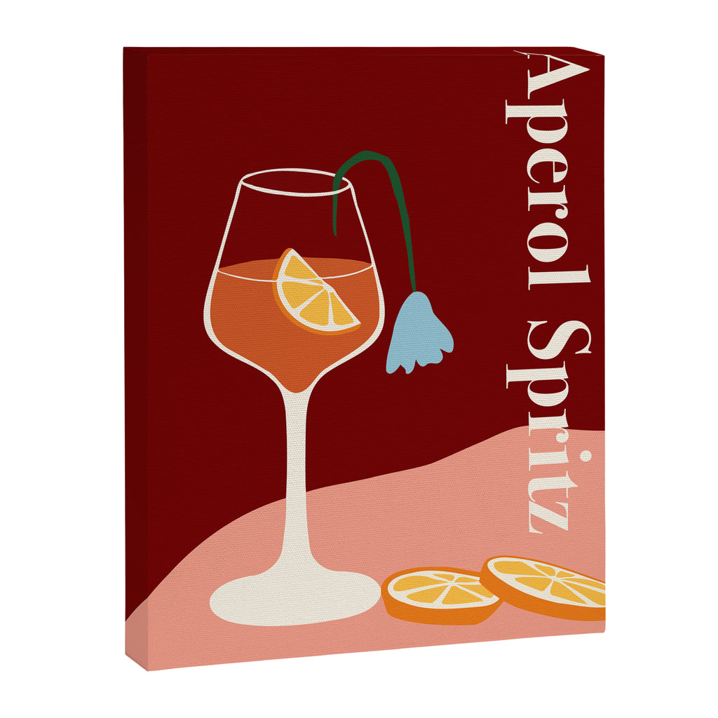 Aperol Spritz Cocktail Canvas Print Gallery Image 6