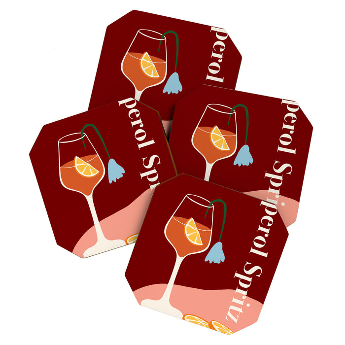 Aperol Spritz Cocktail Coaster Gallery Image 1