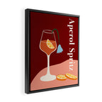 Aperol Spritz Cocktail Framed Canvas Print Gallery Image 2