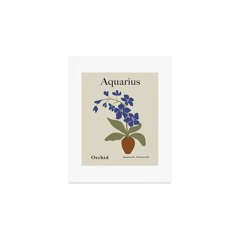 Aquarius Orchid  Art Print Gallery Image 1