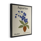 Aquarius Orchid  Framed Canvas Print Gallery Image 2