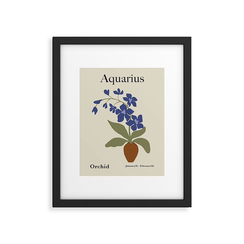 Aquarius Orchid  Framed Art Print Gallery Image 5