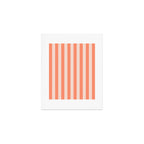 baby orange stripe  Art Print Gallery Image 1