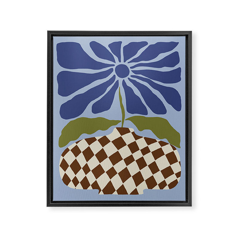 Big blooming flowerpot  Framed Canvas Print Gallery Image 8