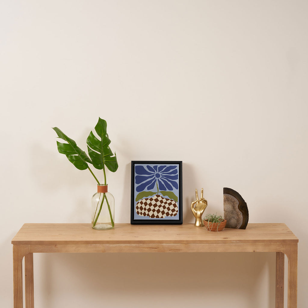 Big blooming flowerpot  Framed Canvas Print Gallery Image 4
