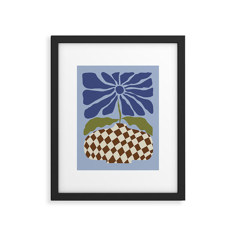 Big blooming flowerpot  Framed Art Print Gallery Image 6