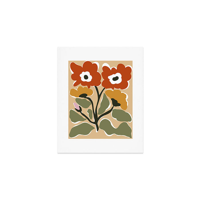 big blooming matisse flower  Art Print Gallery Image 1