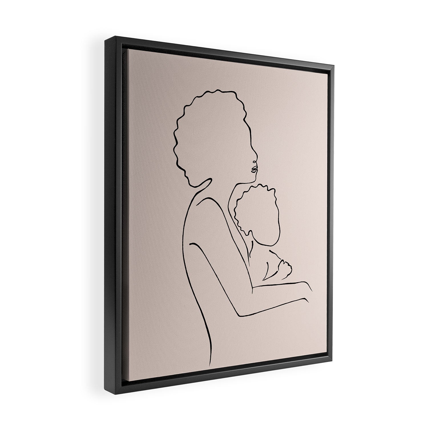 Big hair mama Framed Canvas Print Gallery Image 2