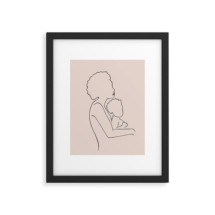 Big hair mama Framed Art Print Gallery Image 1