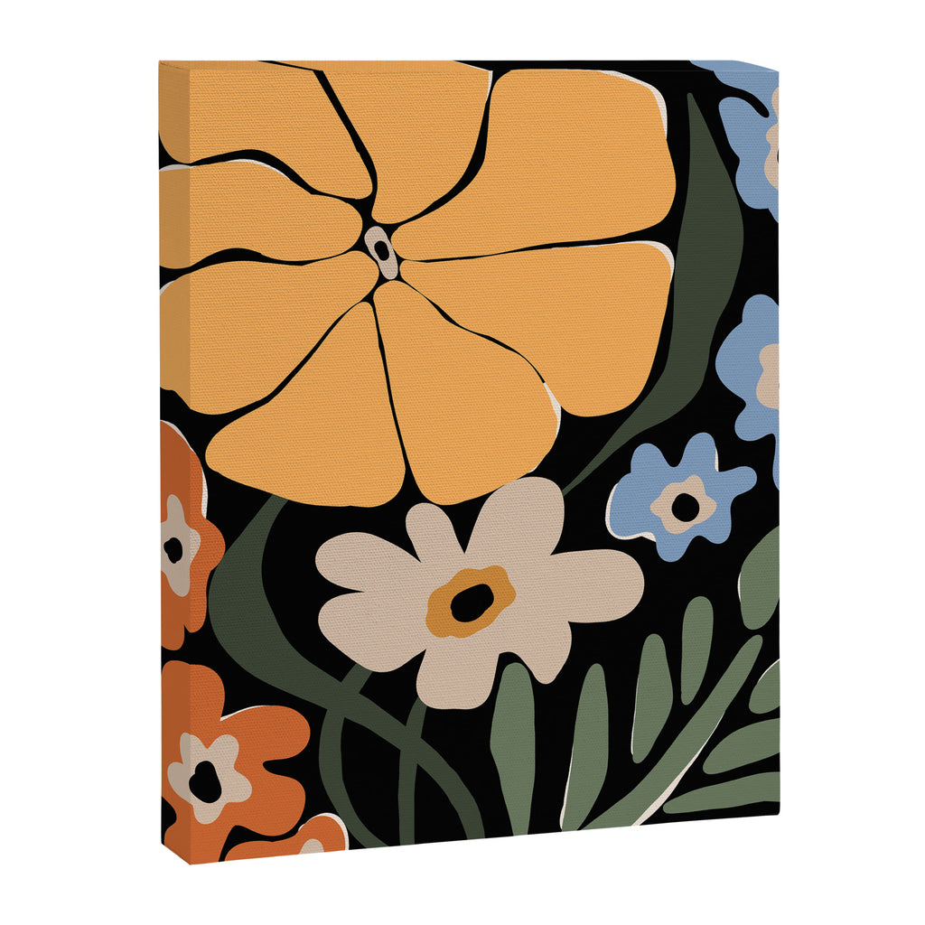 blooming big floral night  Canvas Print Gallery Image 6