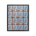 Blooming in Blue Framed Canvas Print Gallery Image 6