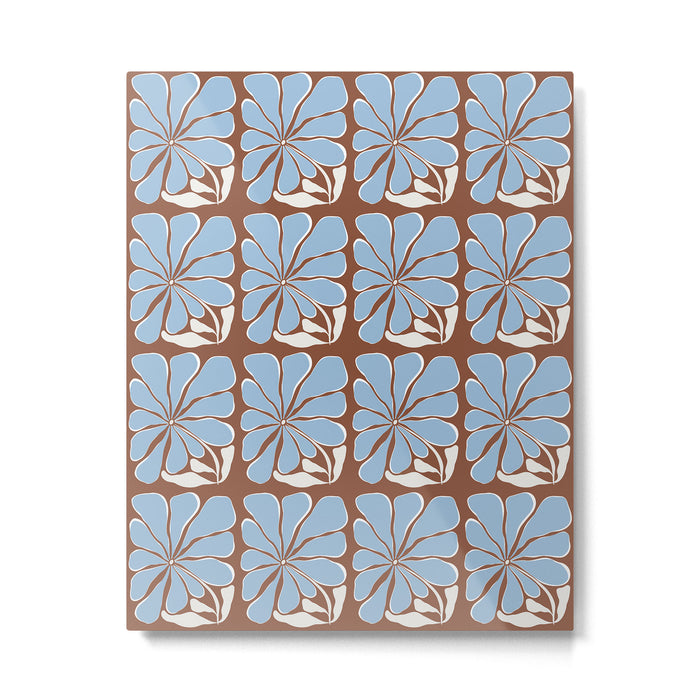 Blooming in Blue Metal Print Gallery Image 1