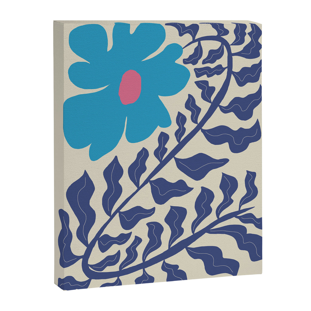 Blue fern Canvas Print Gallery Image 6