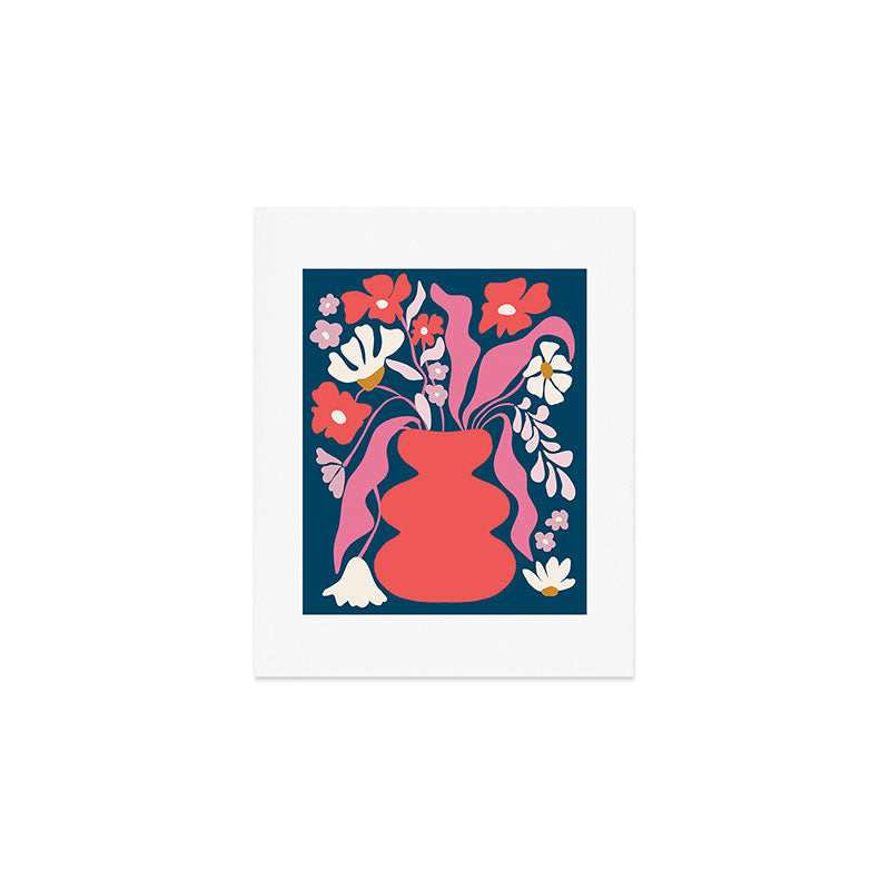 Blushing flower pot  Art Print Gallery Image 1