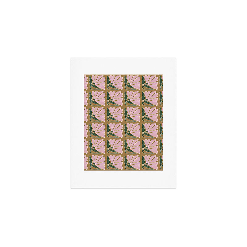 Bold Blooming V Art Print Gallery Image 1