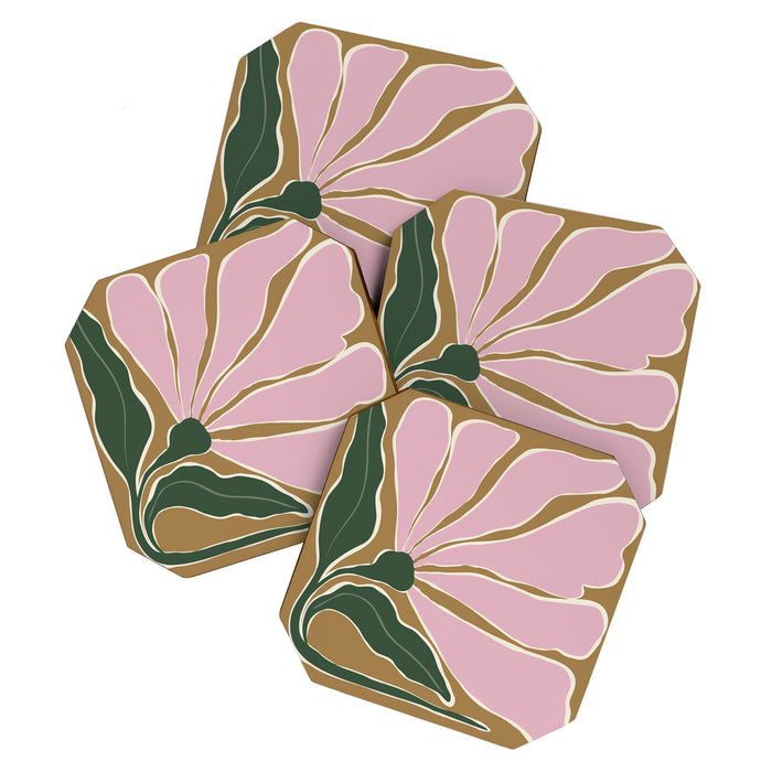 Bold Blooming V Coaster Gallery Image 1
