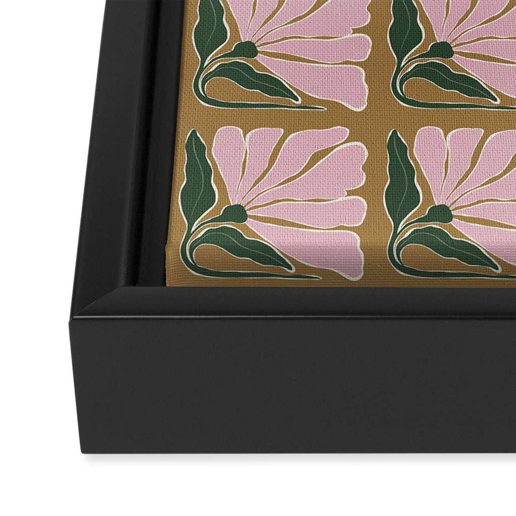 Bold Blooming V Framed Canvas Print Gallery Image 3