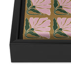 Bold Blooming V Framed Canvas Print Gallery Image 3