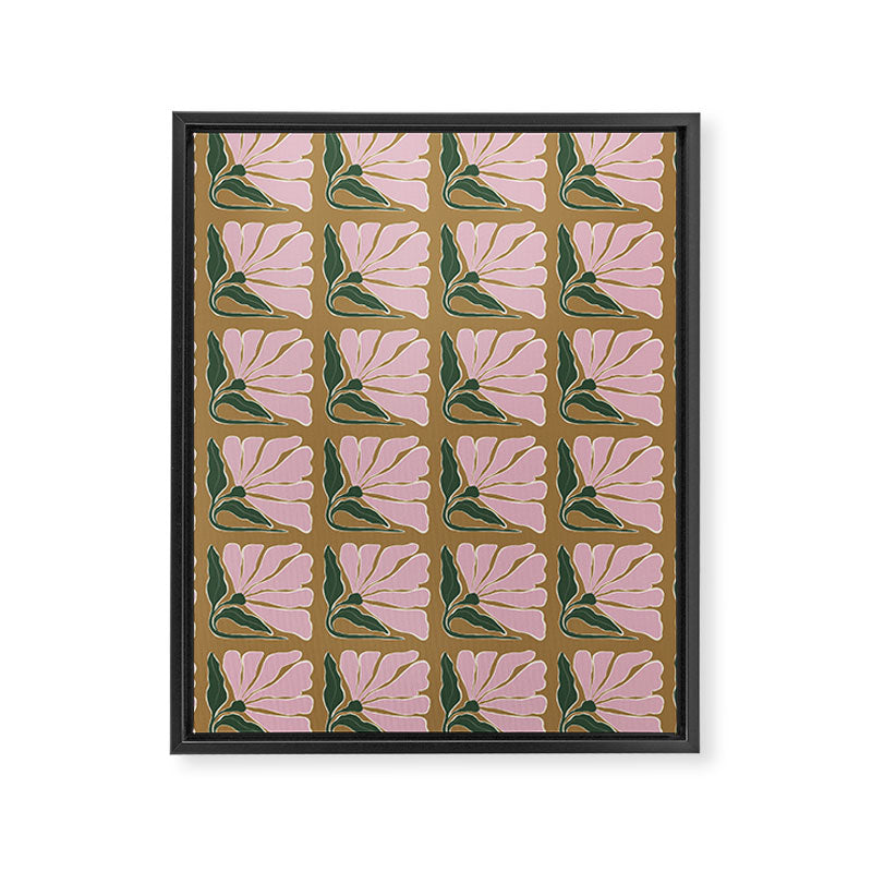 Bold Blooming V Framed Canvas Print Gallery Image 8