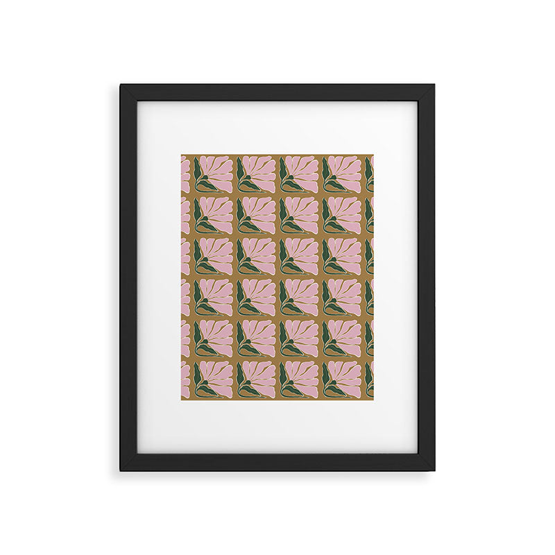 Bold Blooming V Framed Art Print Gallery Image 6