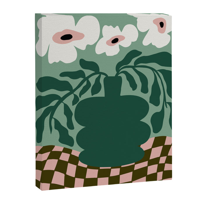 Bold Blossom Pottery Canvas Print Gallery Image 1